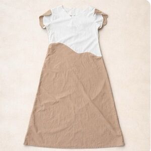 Color Wave Unique sustainably made boutique Two-Tone Dress